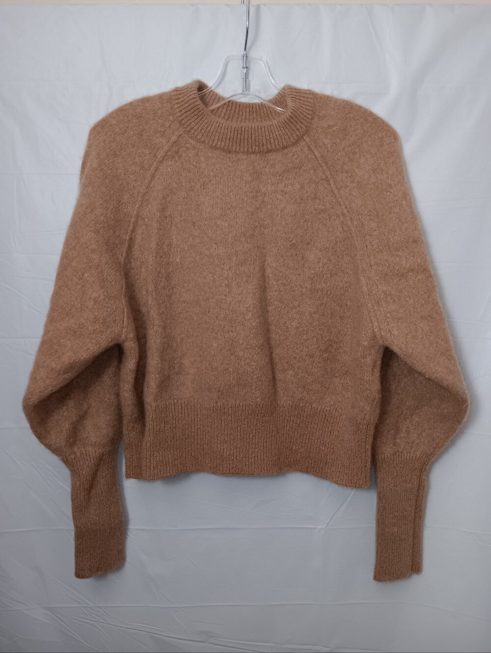THE GROUP BABATON CASHMERE CREWNECK SOFT RIBBED SWEATER